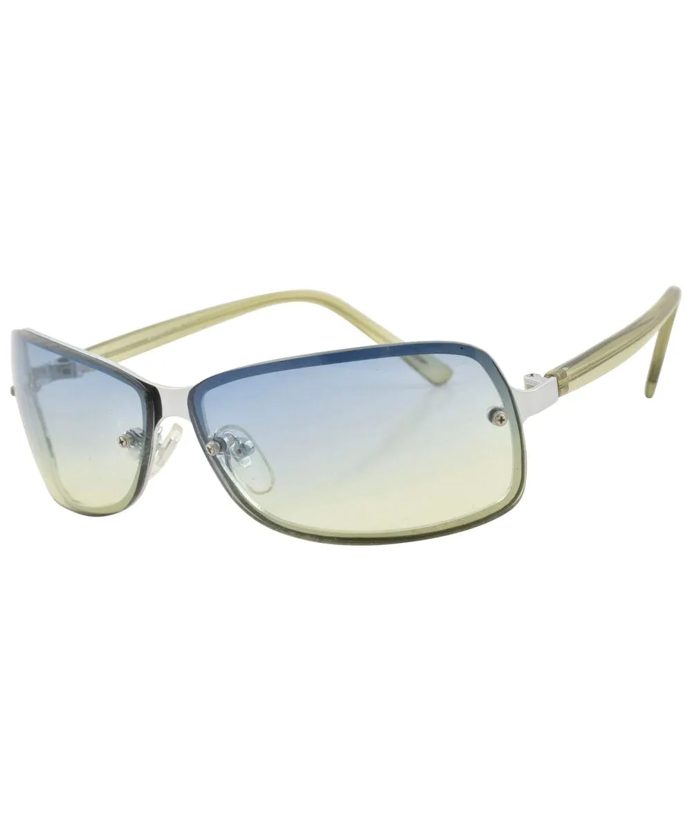 SHARK Aqua Indie Y2K Sunglasses sold by Giant Vintage product image thumbnail 3