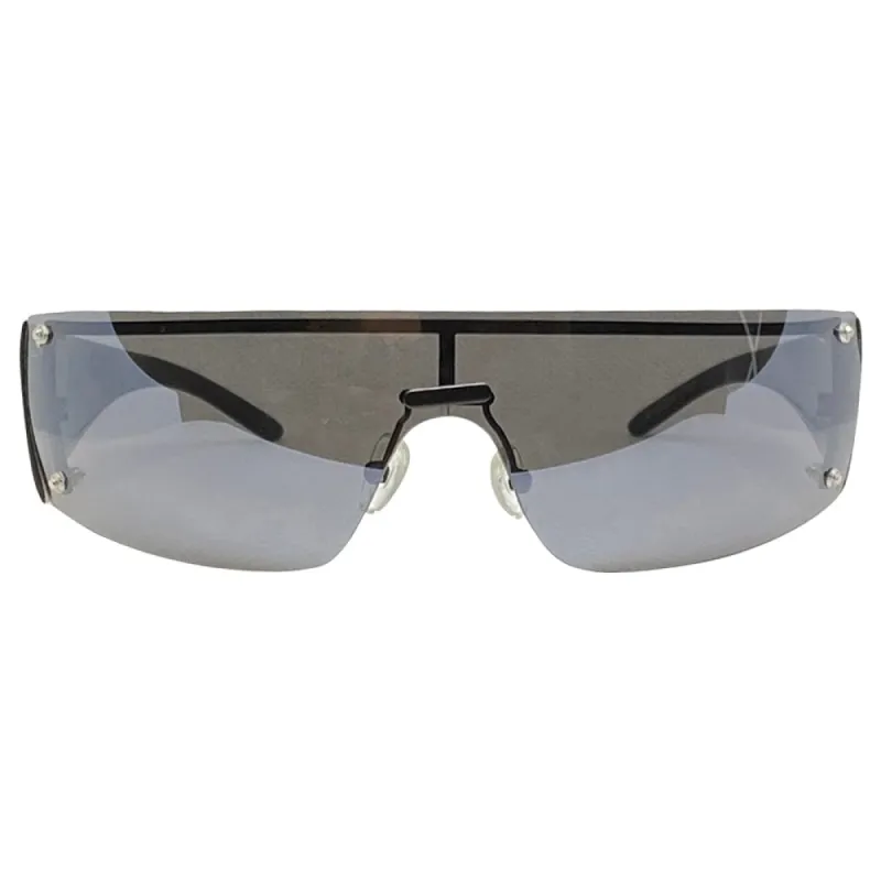 VIZION Gunmetal Shield Sunnies sold by Giant Vintage
