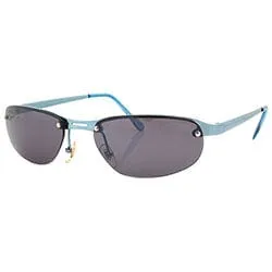 BOOCHY Blue Rimless Sunglasses sold by Giant Vintage
