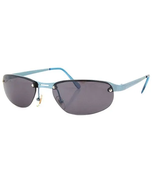 BOOCHY Blue Rimless Sunglasses sold by Giant Vintage product image thumbnail 2