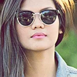 POLLEN Black/Silver Browline Sunglasses sold by Giant Vintage