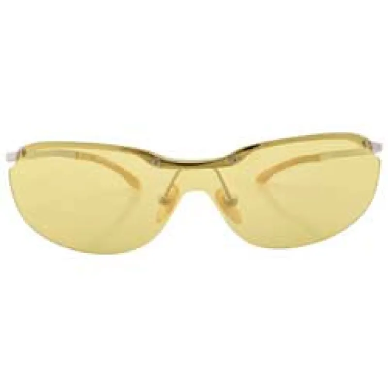 OXYGEN Yellow Rimless Sunglasses sold by Giant Vintage