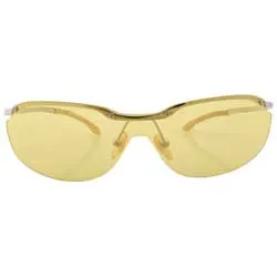 OXYGEN Yellow Rimless Sunglasses sold by Giant Vintage