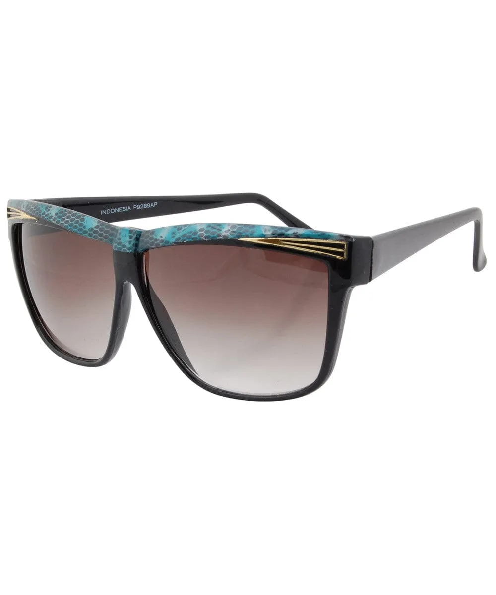 ELDORADO Black/Blue Cat-Eye Sunglasses sold by Giant Vintage product image thumbnail 2