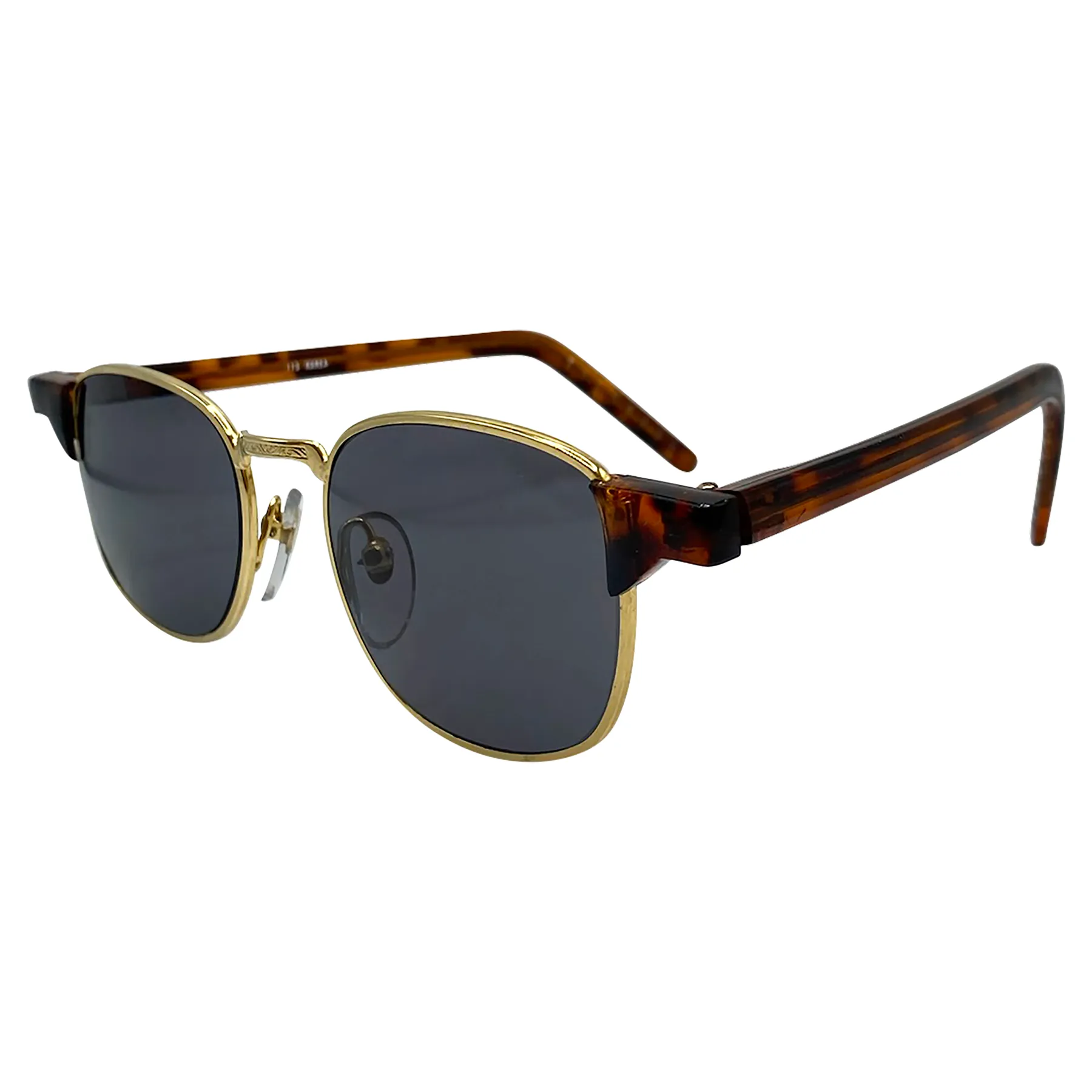 AILERON Tortoise Gold/Super Dark Square Sunglasses sold by Giant Vintage product image thumbnail 2
