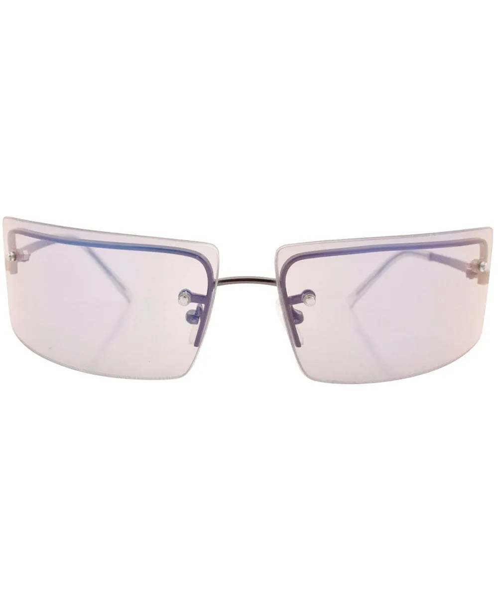 LE VRAI Gun/Flash Rimless Sunglasses sold by Giant Vintage product image thumbnail 3