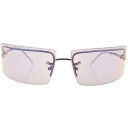 LE VRAI Gun/Flash Rimless Sunglasses sold by Giant Vintage