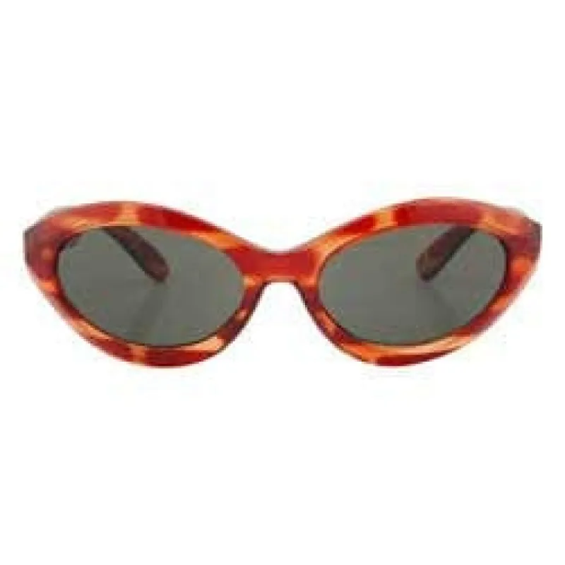 SPACED Tortoise/G15 Retro Cat-Eye Sunglasses sold by Giant Vintage