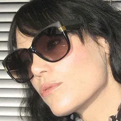DAISY Black/Smoke Cat-Eye Sunglasses sold by Giant Vintage