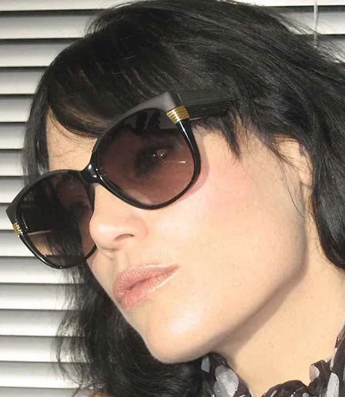 DAISY Black/Smoke Cat-Eye Sunglasses sold by Giant Vintage product image thumbnail 3