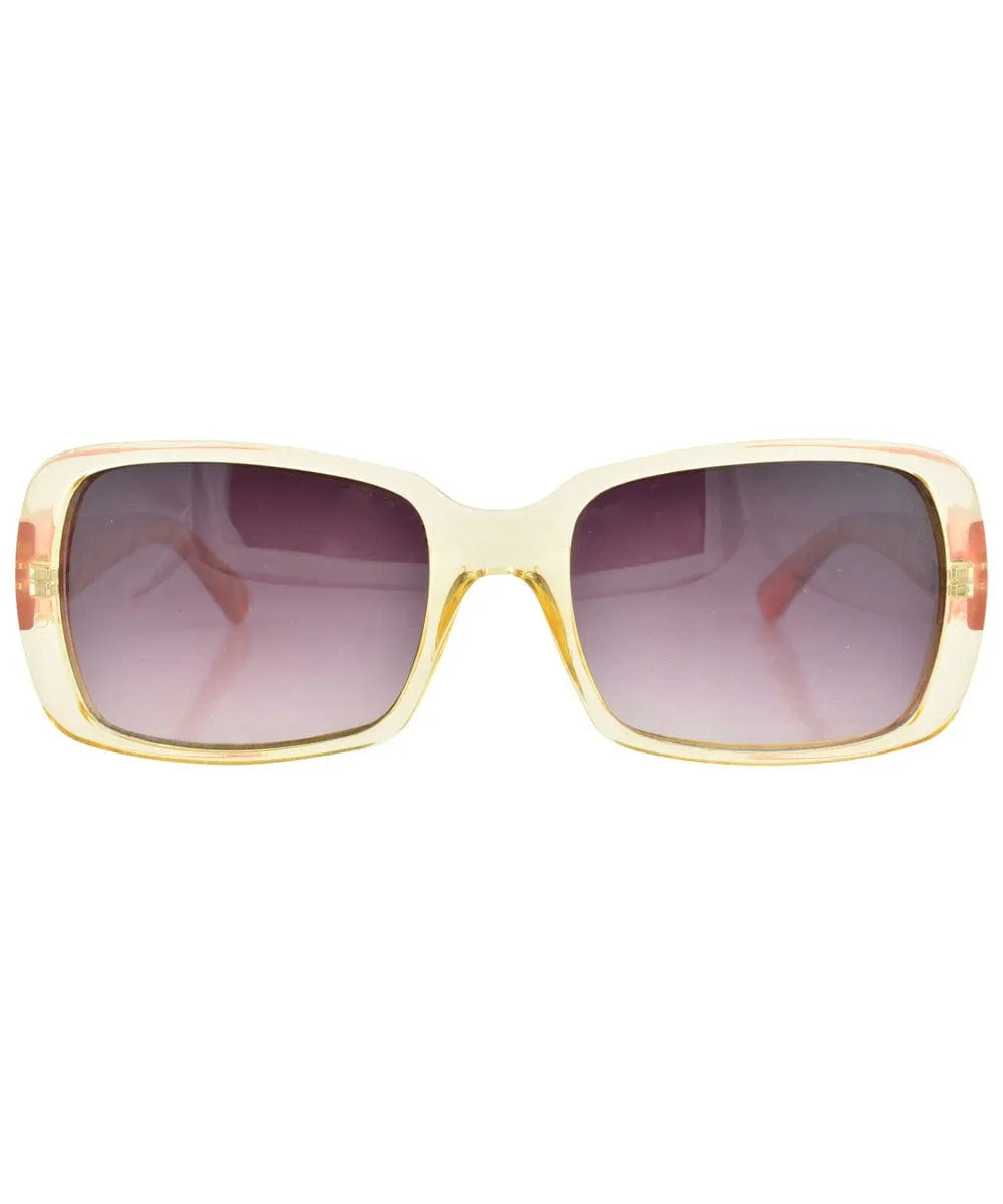 MIRANDA Yellow Square Sunglasses sold by Giant Vintage product image thumbnail 2