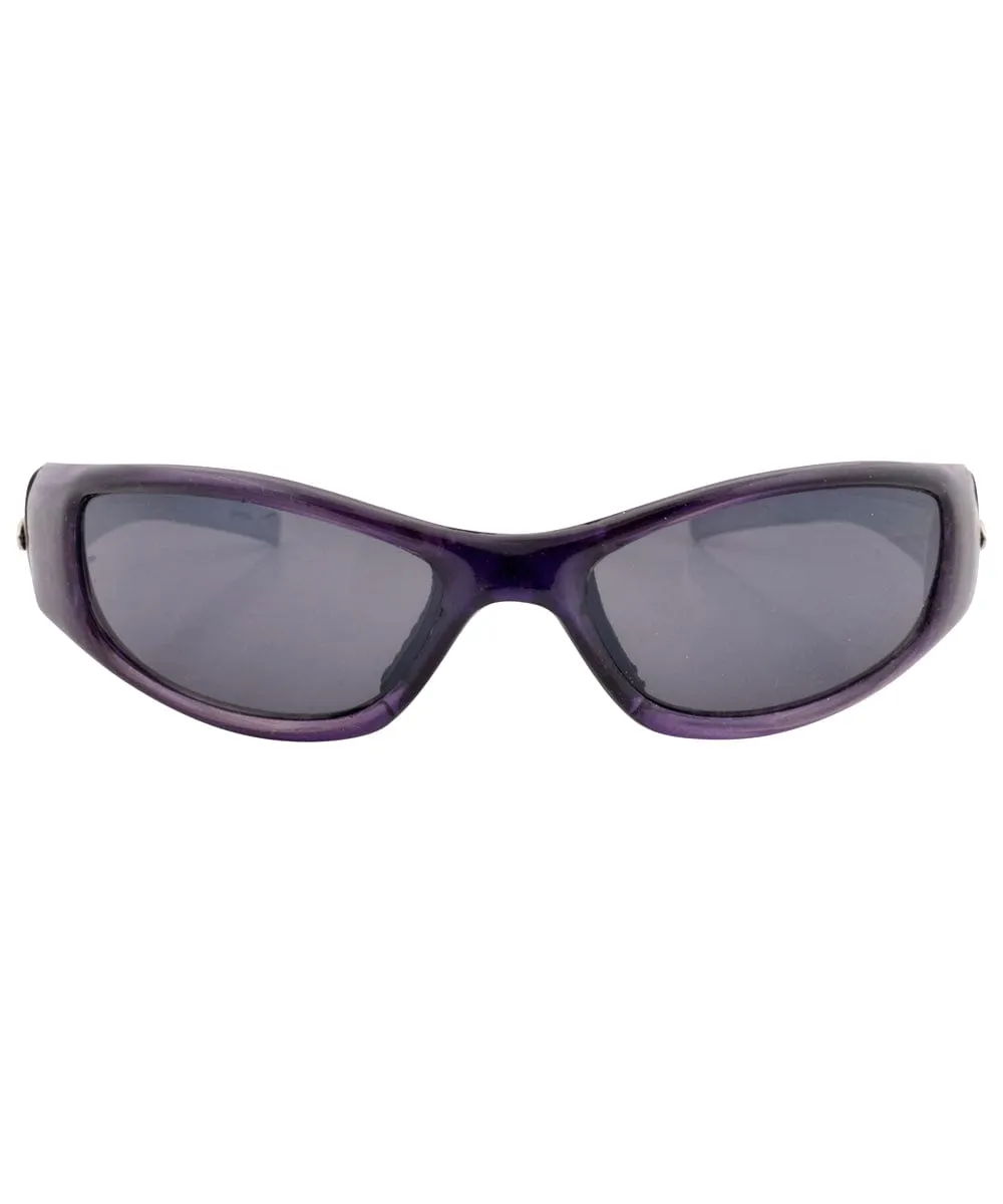 URGENT Purple Sports Sunglasses sold by Giant Vintage product image thumbnail 3