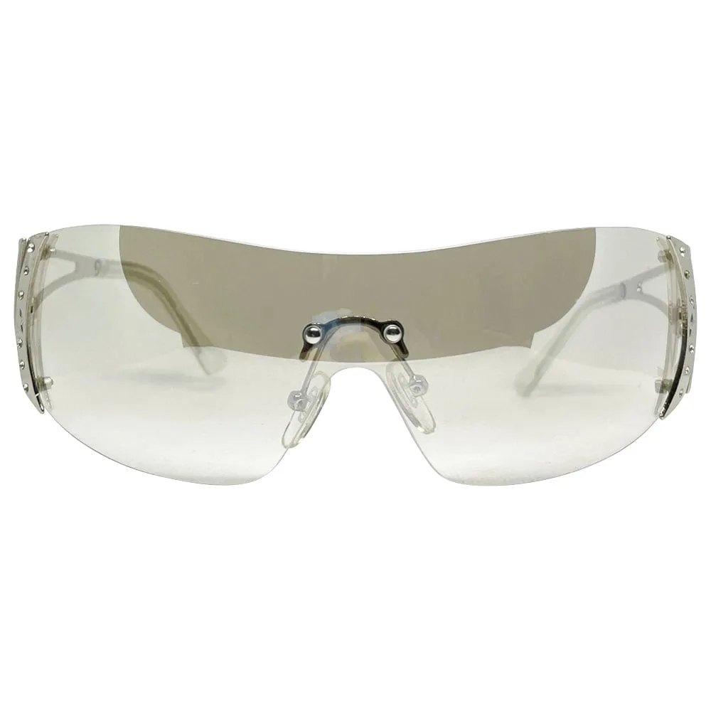 BARBZ Flash Rimless Fashion Sunglasses sold by Giant Vintage product image thumbnail 2