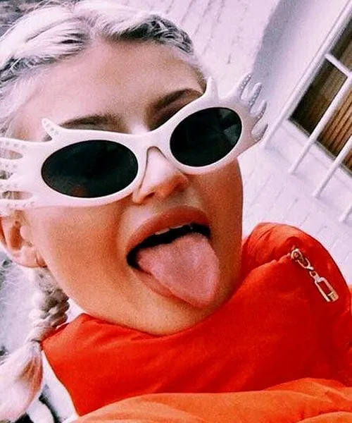 DIVINE White/SD 80s Sunglasses sold by Giant Vintage product image thumbnail 4