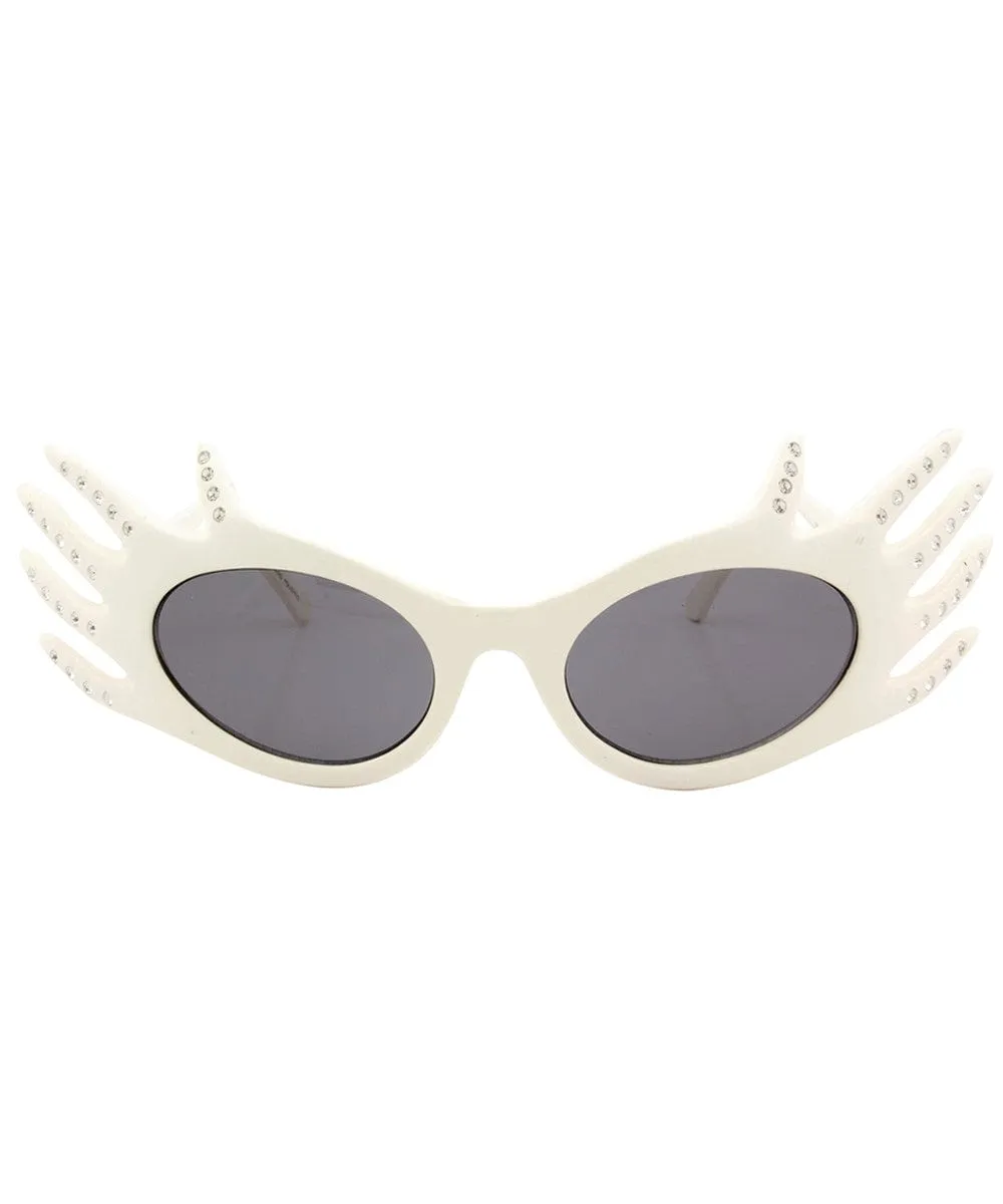 DIVINE White/SD 80s Sunglasses sold by Giant Vintage product image thumbnail 2