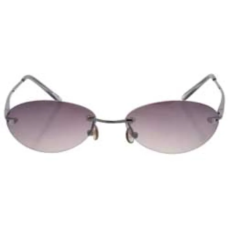 VELA Smoke Rimless Sunglasses sold by Giant Vintage