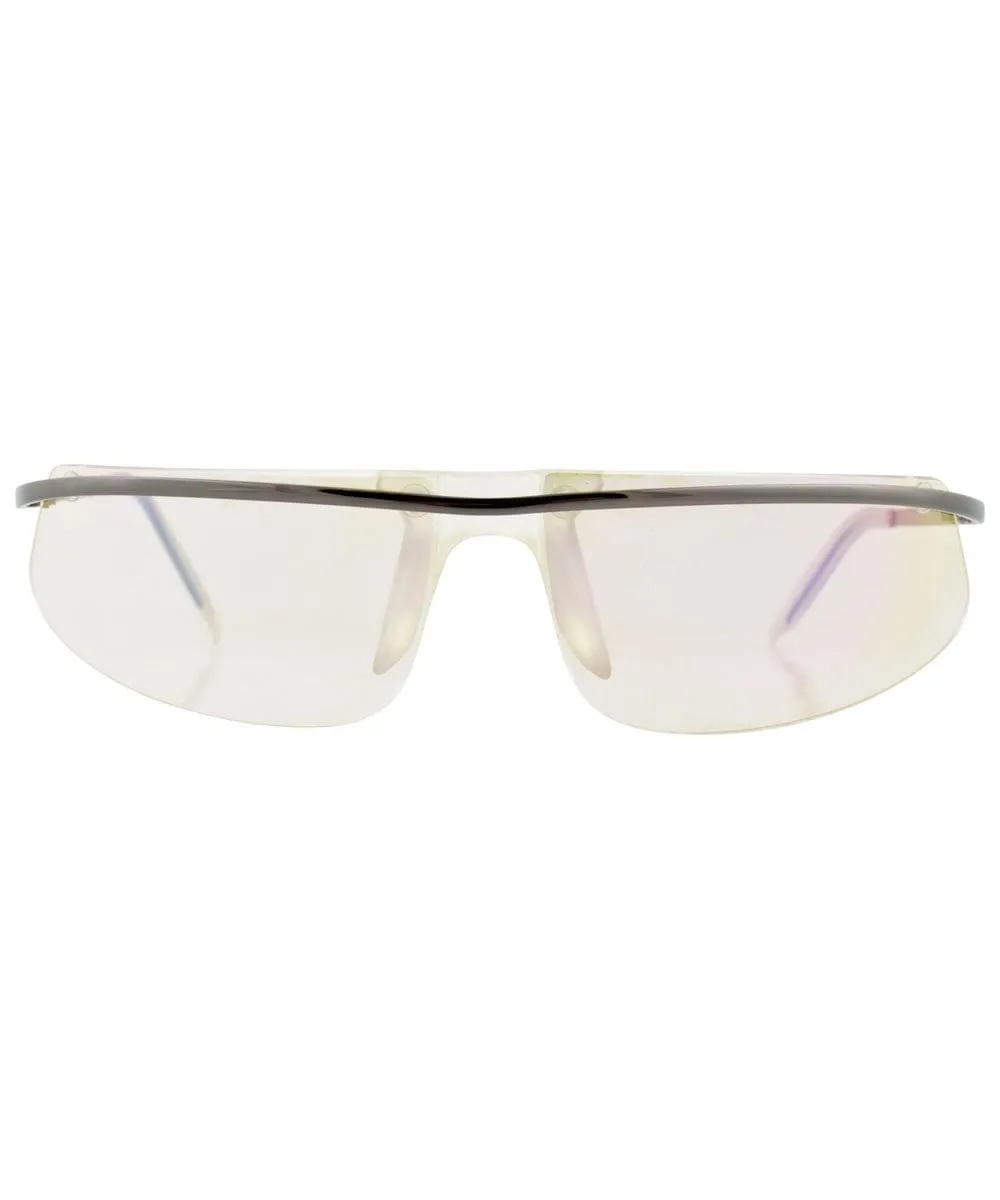 SUGARED Gun/Flash Rimless Sunglasses sold by Giant Vintage product image thumbnail 2