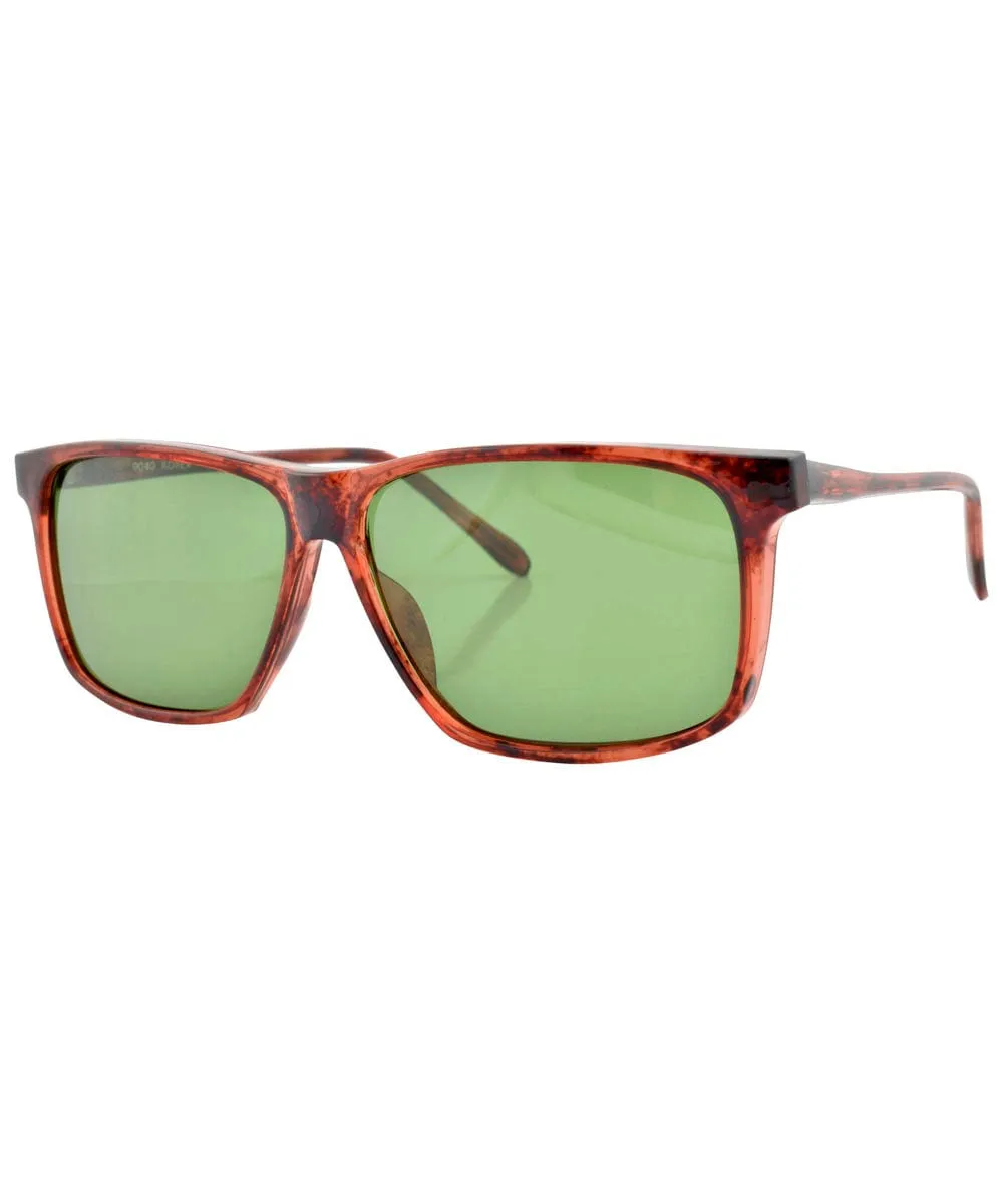 CRUTHERS Tortoise Square Sunglasses sold by Giant Vintage product image thumbnail 2