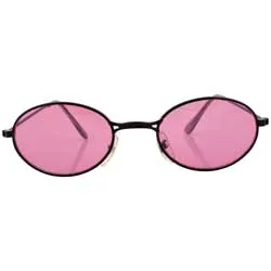 WEENIE Pink/Black Oval Sunglasses sold by Giant Vintage