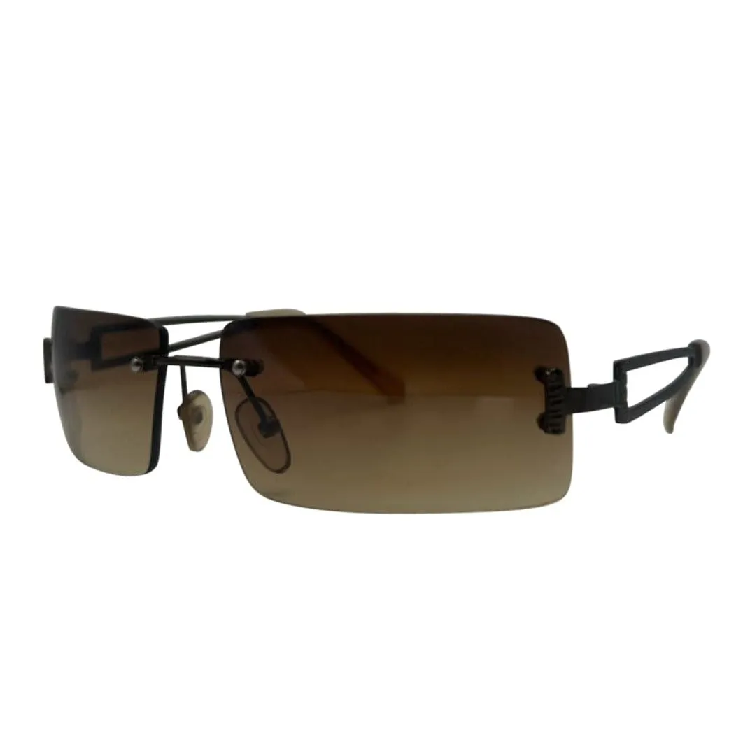 NENA Rimless Sunglasses sold by Giant Vintage product image thumbnail 4