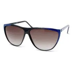 PEEKA Black/Blue Cat-Eye Sunglasses sold by Giant Vintage