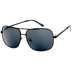 HARLING Black Aviator Sunglasses sold by Giant Vintage