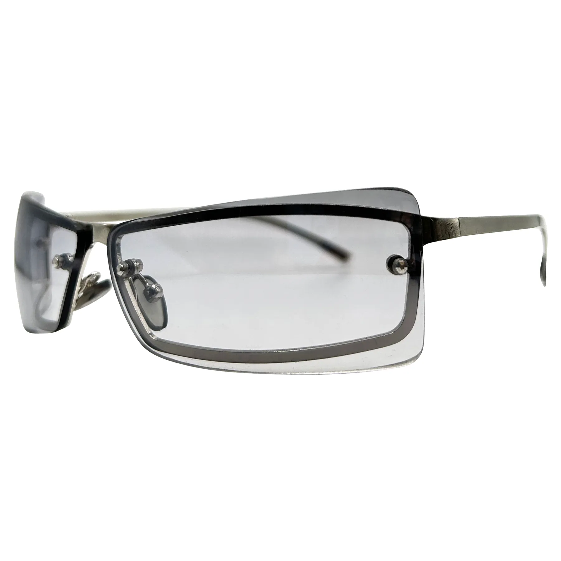 REVOLT Square Y2K Sunglasses sold by Giant Vintage product image thumbnail 3