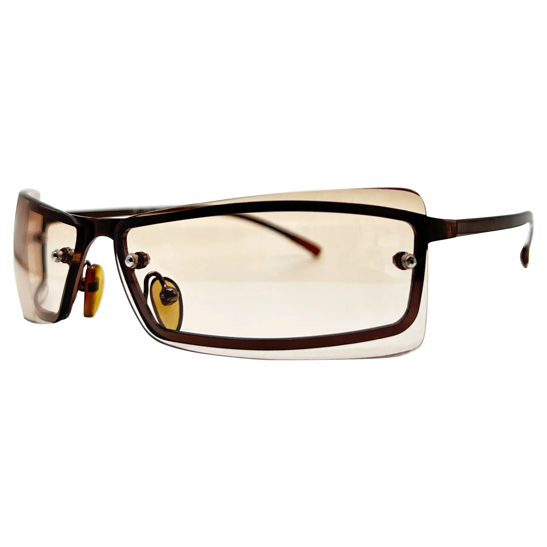 REVOLT Square Y2K Sunglasses sold by Giant Vintage product image thumbnail 5