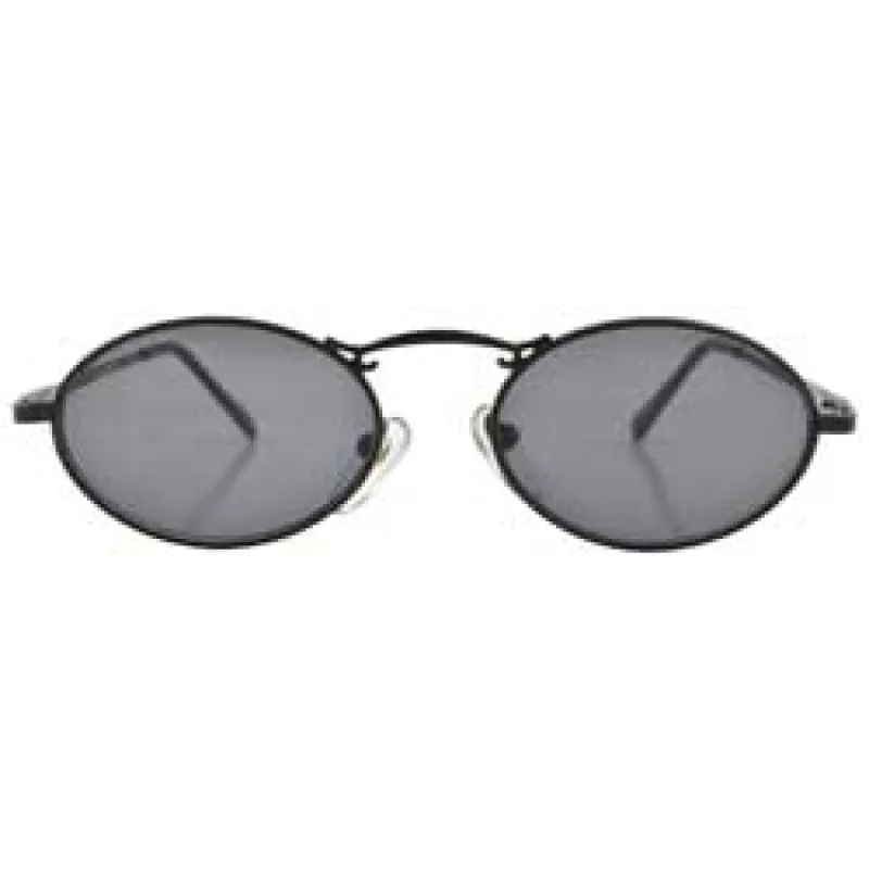 CLOVER Black/SD Oval Sunglasses sold by Giant Vintage