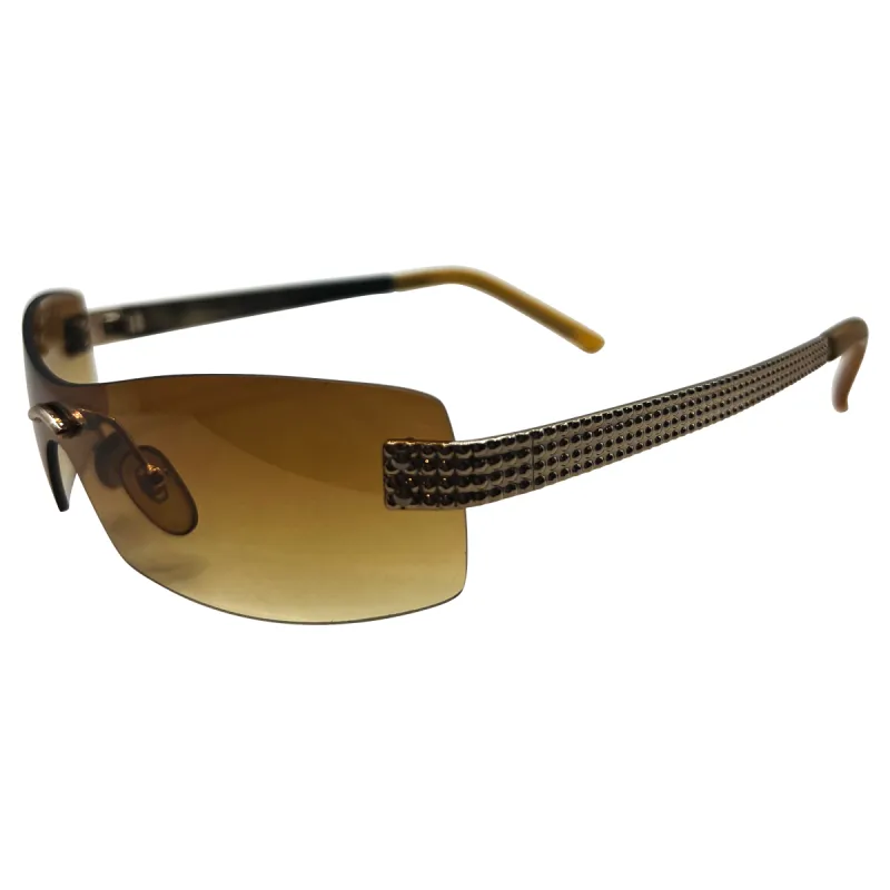 ROYALTY Amber Y2k Sunglasses sold by Giant Vintage