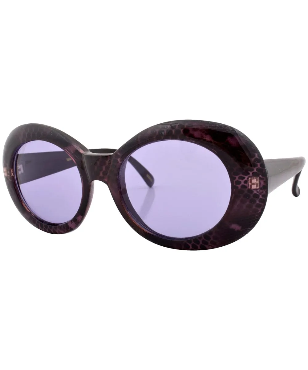 JAWBREAKER Purple Oval Sunglasses sold by Giant Vintage product image thumbnail 2