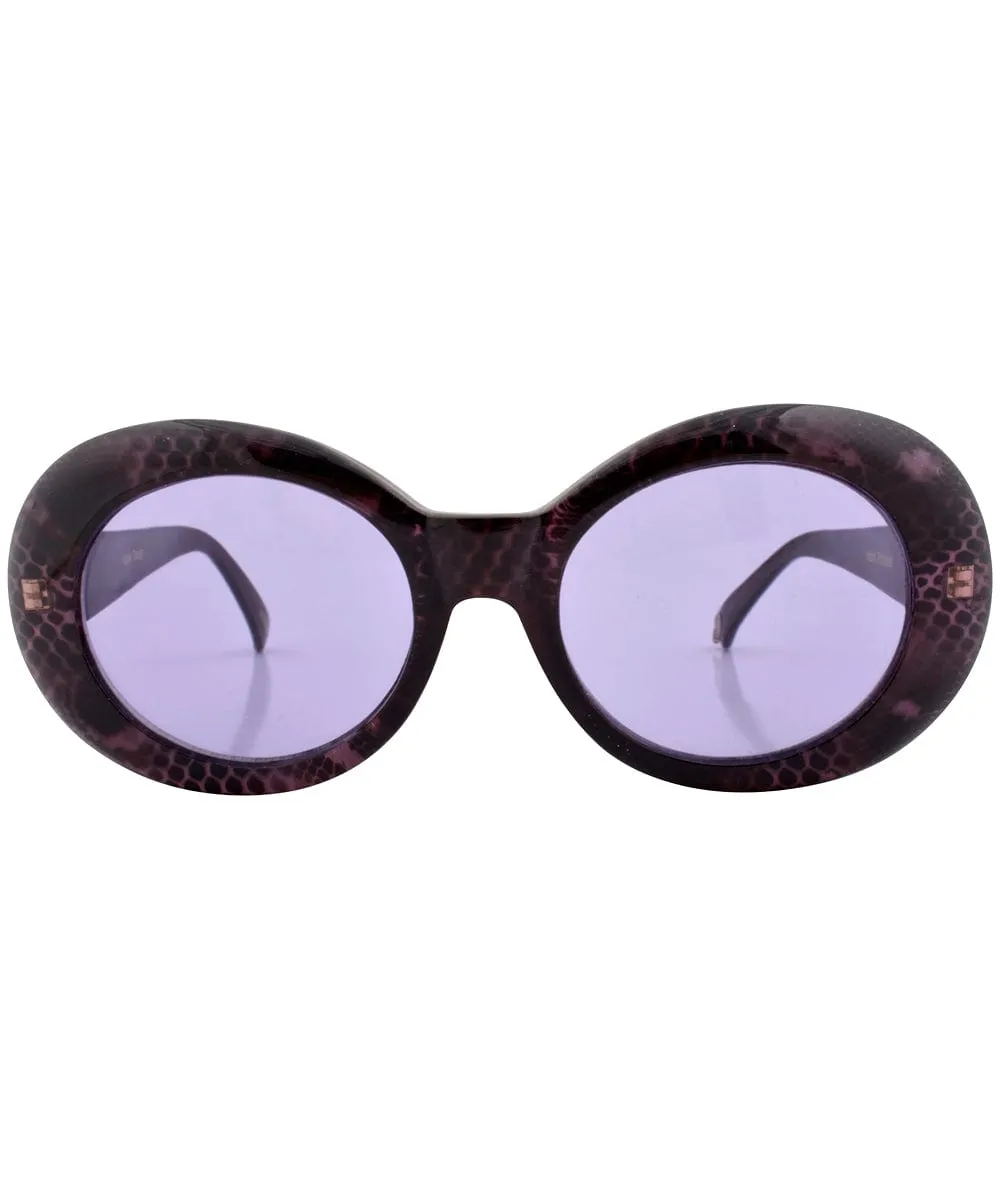 JAWBREAKER Purple Oval Sunglasses sold by Giant Vintage product image thumbnail 3