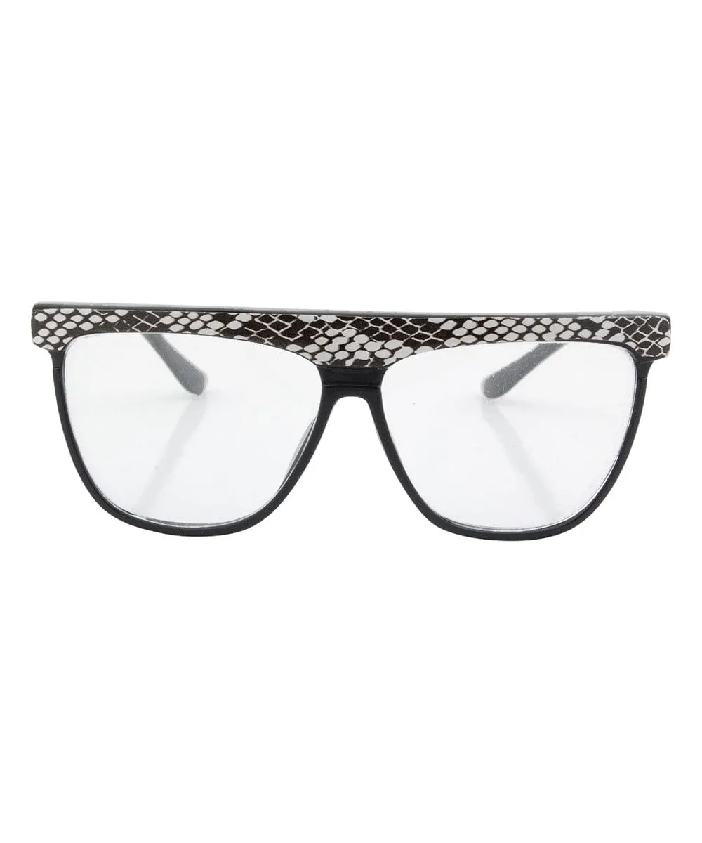 SLINK Black/White Clear Glasses sold by Giant Vintage product image thumbnail 3