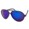 POTTS Black/Blue Aviator Sunglasses sold by Giant Vintage