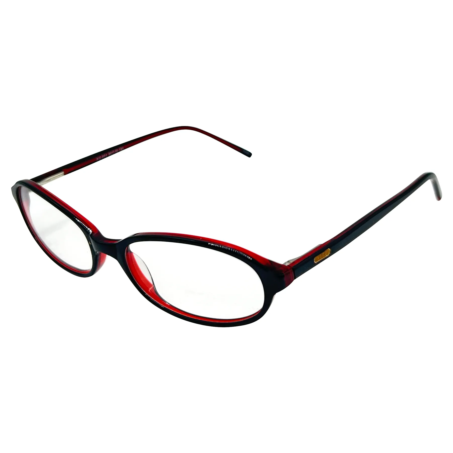 ITTY BITTY Small Clear Oval 90s Glasses | Premium sold by Giant Vintage product image thumbnail 3