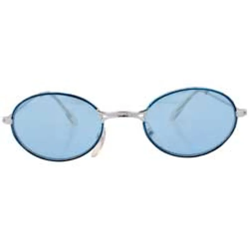WEENIE Blue/Silver Oval Sunglasses sold by Giant Vintage