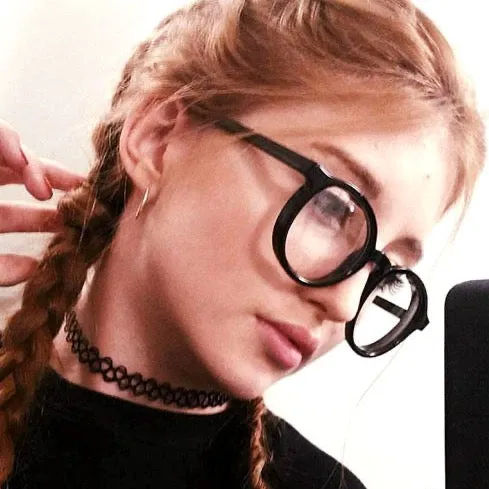 CRIMINY Black Clear Glasses sold by Giant Vintage product image thumbnail 2