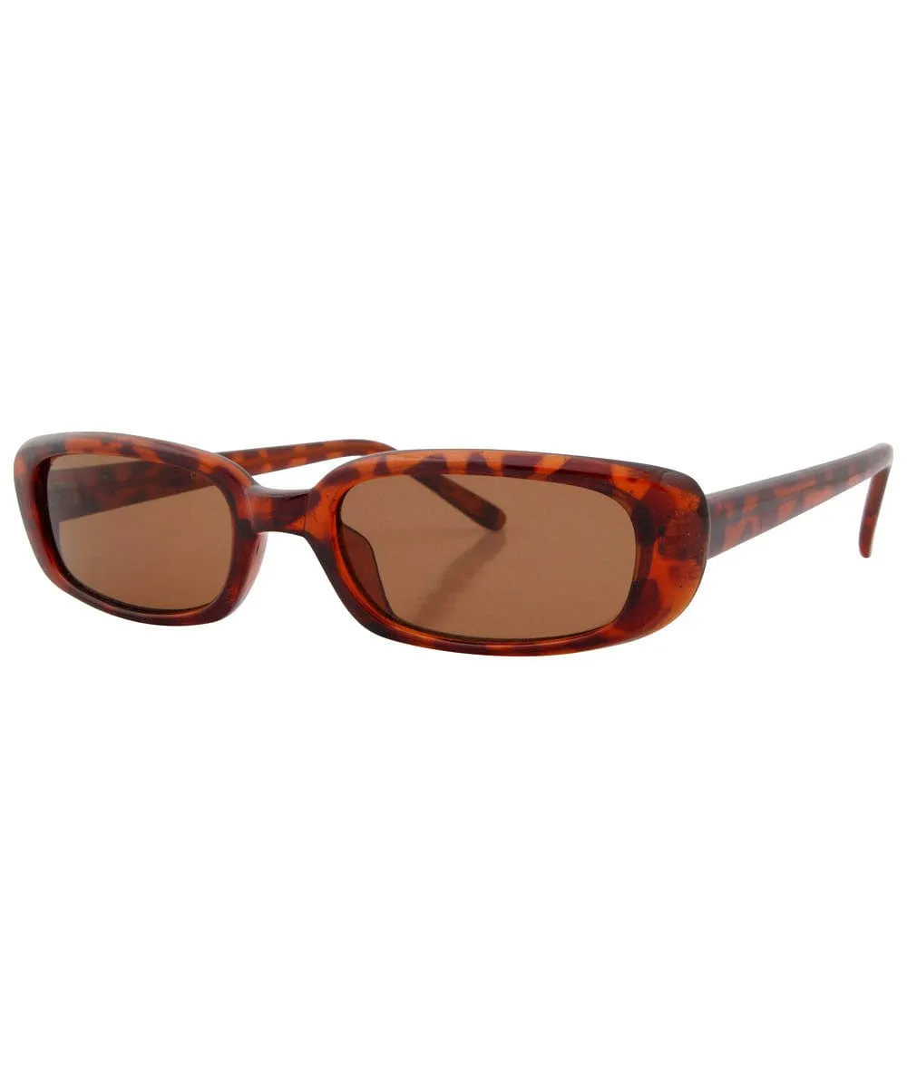 PAR-TEASE Tortoise Square Sunglasses sold by Giant Vintage product image thumbnail 2