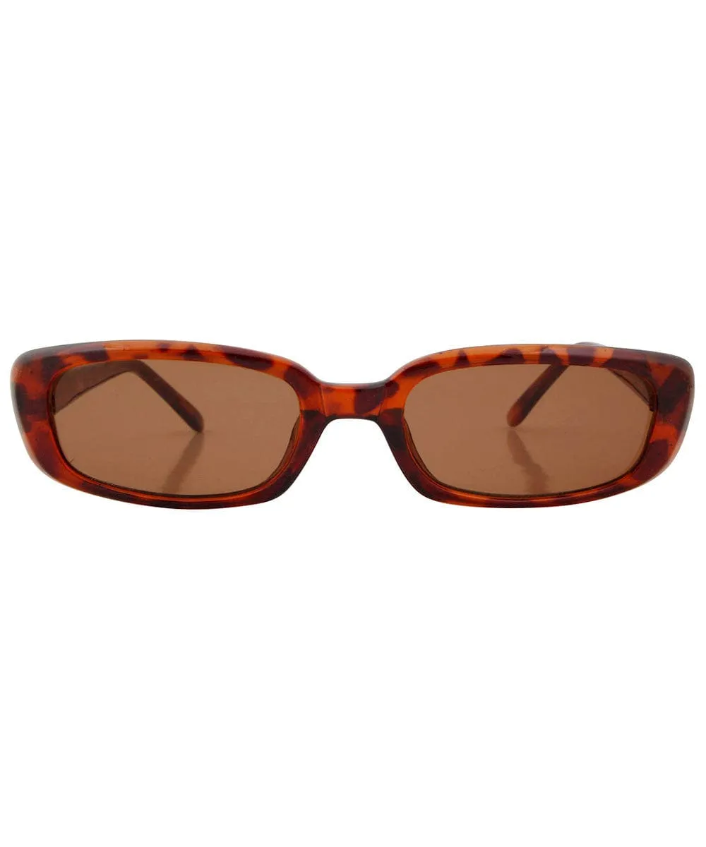 PAR-TEASE Tortoise Square Sunglasses sold by Giant Vintage product image thumbnail 3