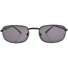 PURITY Black Square Sunglasses sold by Giant Vintage