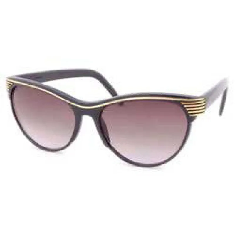 PRELUDE Black Cat-Eye Sunglasses sold by Giant Vintage