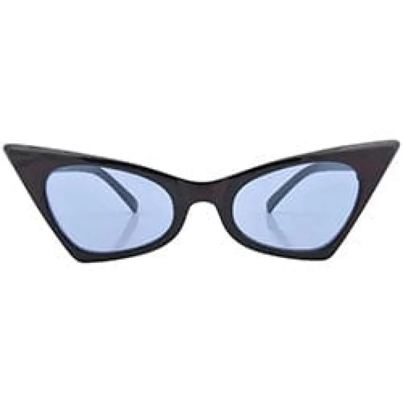 KADILLAC Black/Blue Cat-Eye Sunglasses sold by Giant Vintage