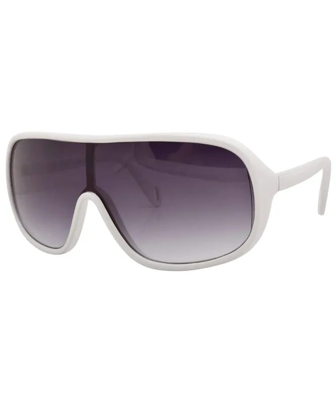 HOTDOG White Shield Sunglasses sold by Giant Vintage