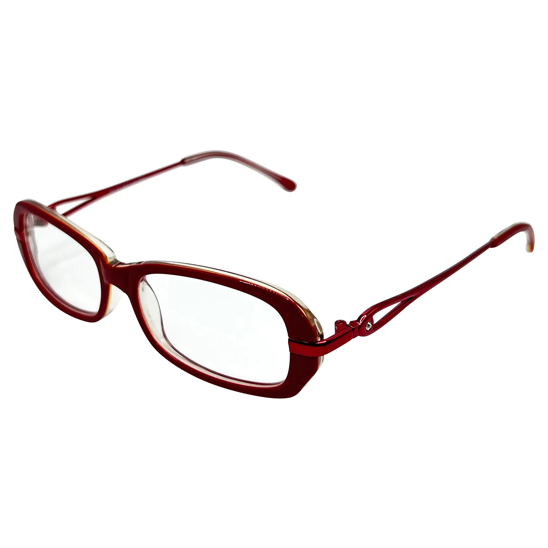 CURLY Small Clear Small Glasses | Premium sold by Giant Vintage product image thumbnail 3