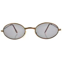 SHRIMP Copper Oval Sunglasses sold by Giant Vintage