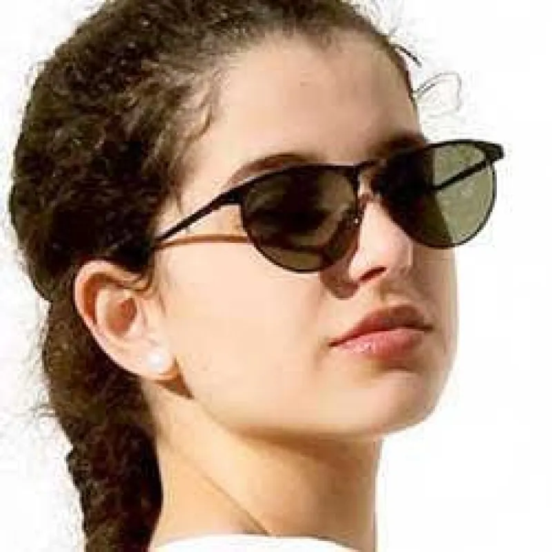 WYLES Black Browline Sunglasses sold by Giant Vintage