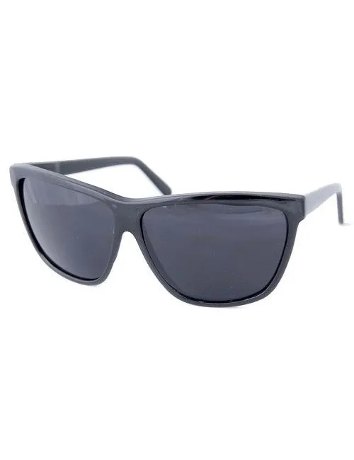 CLEO Black Cat-Eye Sunglasses sold by Giant Vintage product image thumbnail 2