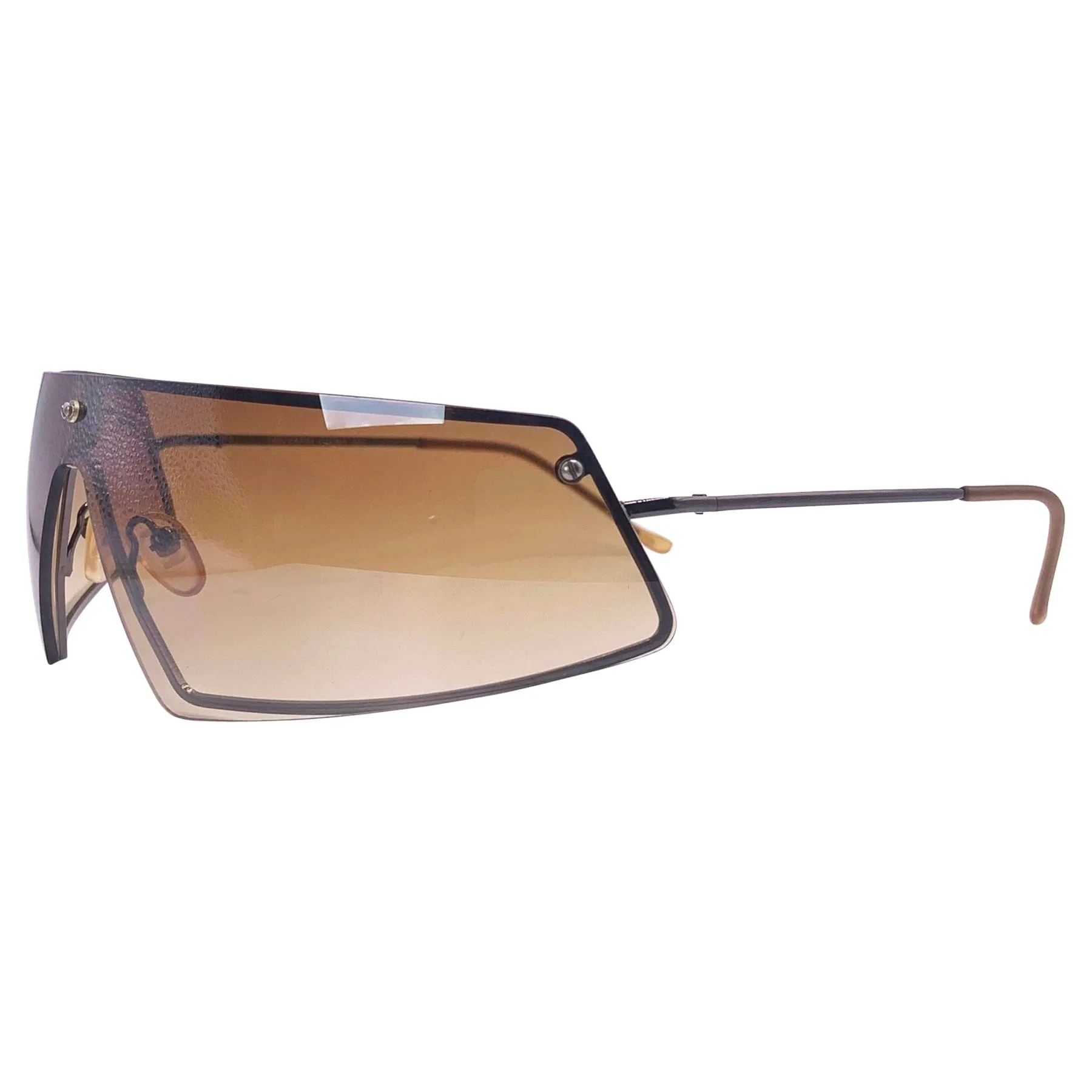 SEXY Wraparound Shield Sunglasses sold by Giant Vintage product image thumbnail 2