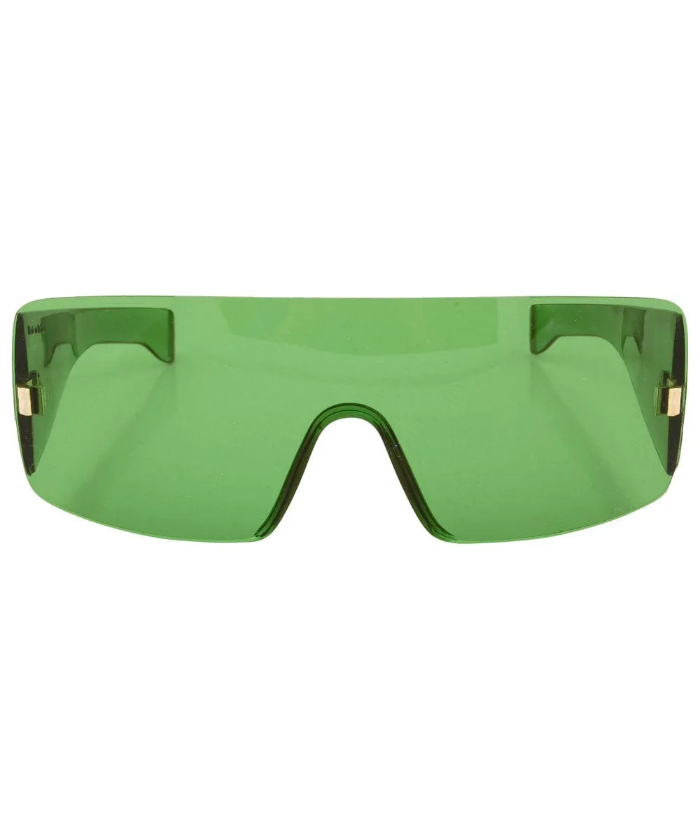GATOR Green Shield Sunglasses sold by Giant Vintage product image thumbnail 3