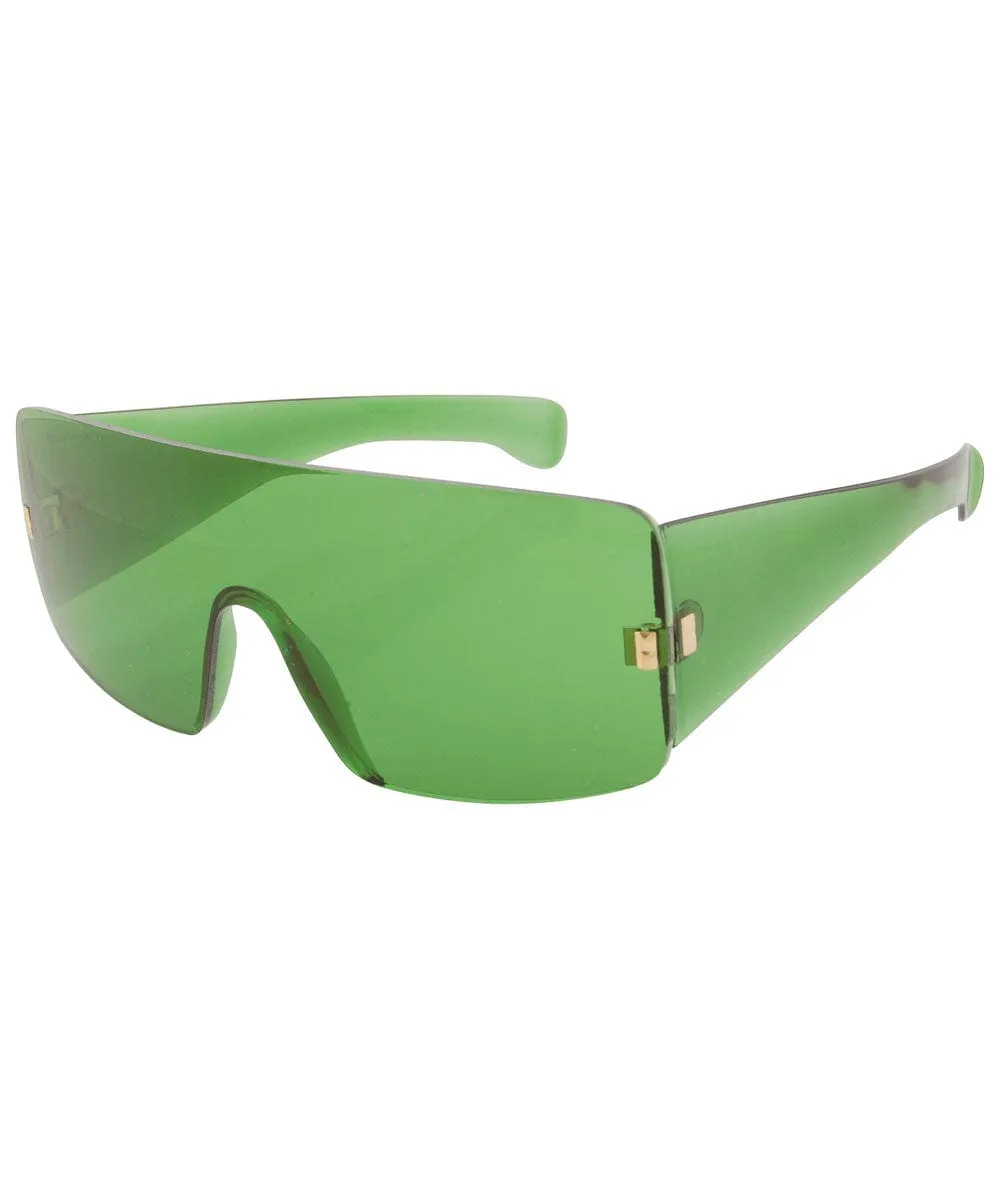 GATOR Green Shield Sunglasses sold by Giant Vintage product image thumbnail 2